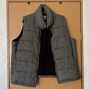 Heather’s grey vest